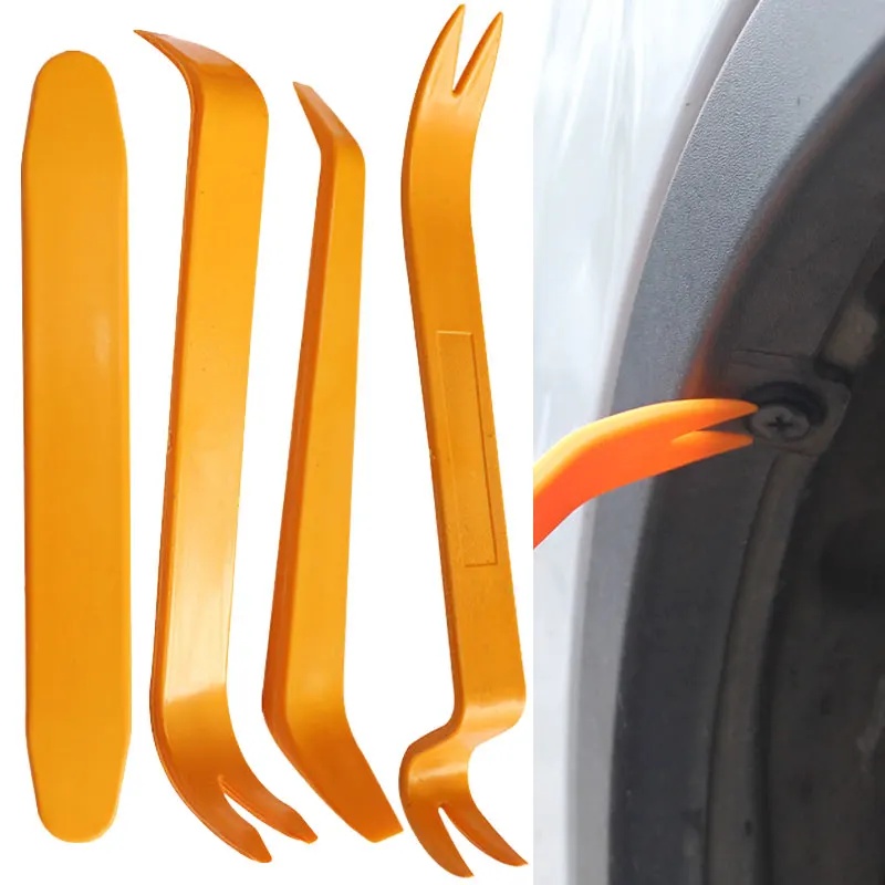 Trim Restorer Plastic - 4/1-teiliges Auto-Verkleidungs-Demontagewerkzeug-Set, Kunststoff-Hebelwerkzeuge für Türverkleidung, Armaturenbrett,